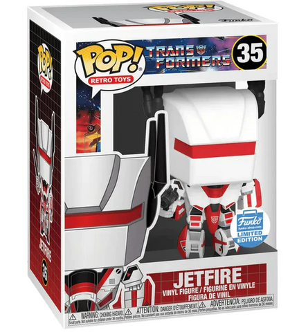 Funko Pop! Transformers - Jetfire 35 Funko Shop Exclusive Figure + Pop Protector (slight box ware)