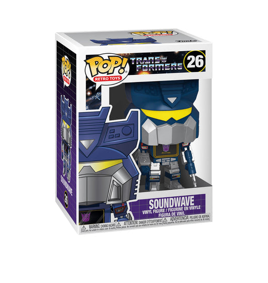 Funko POP! Retro Toys - Transformers #26 - Soundwave + PROTECTOR!