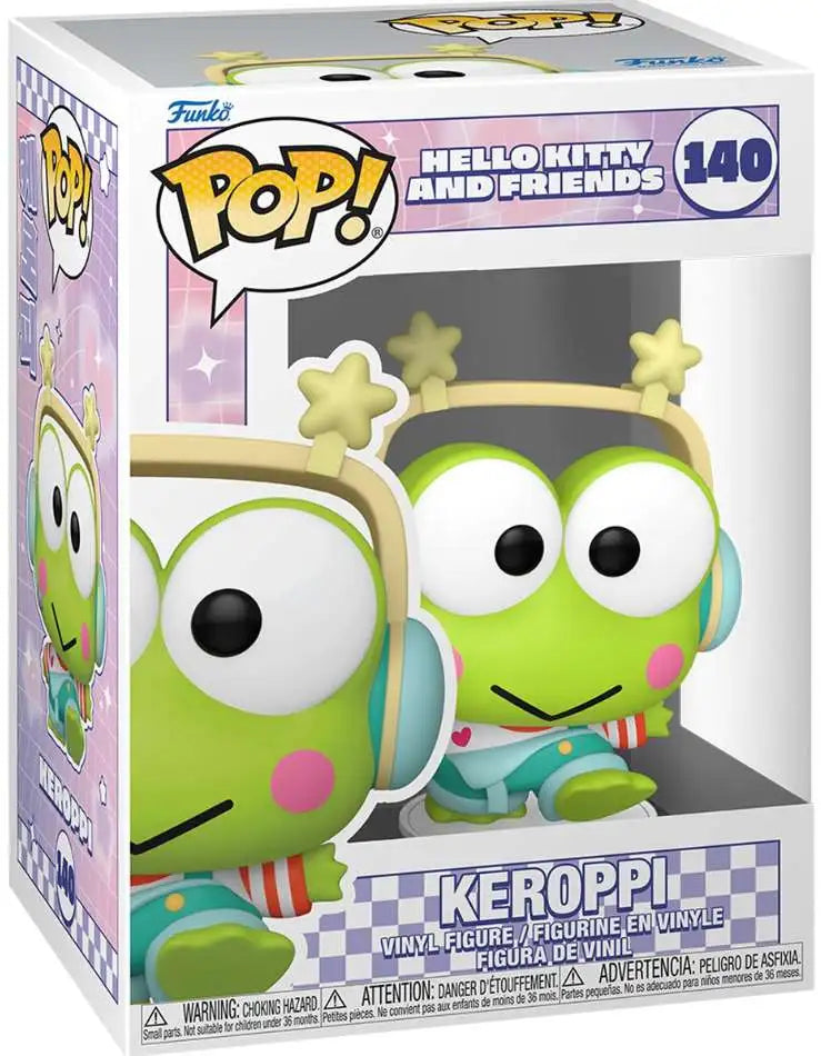 Funko Pop! Sanrio Hello Kitty and Friends - K-POP Outfit Keroppi 140 Figure + Pop Protector