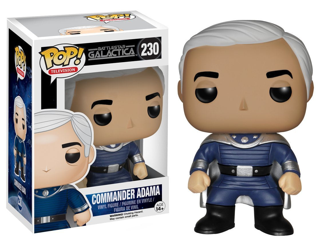 Funko Pop! Battlestar Galactica - Commamder Adama 230 Figure + Free Protector