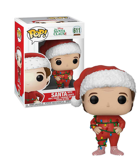 Funko POP! Disney: The Santa Clause #611 - Santa with lights + Protector