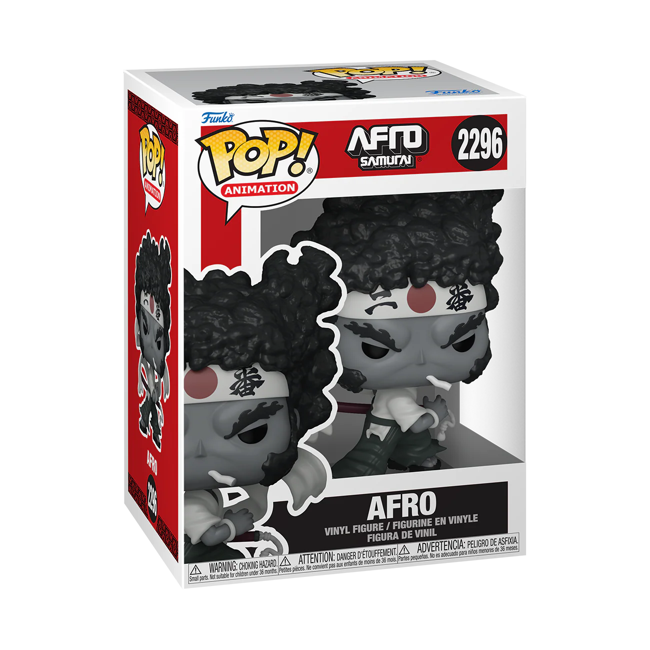 Funko Pop! Afro Samurai - Afro 2296 Figure + Pop Protector