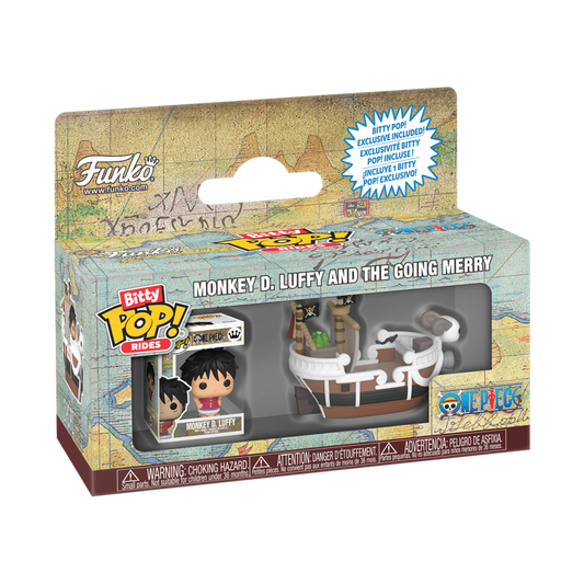 One Piece Monkey D. Luffy and the Going Merry Rides Bitty Pop Figure