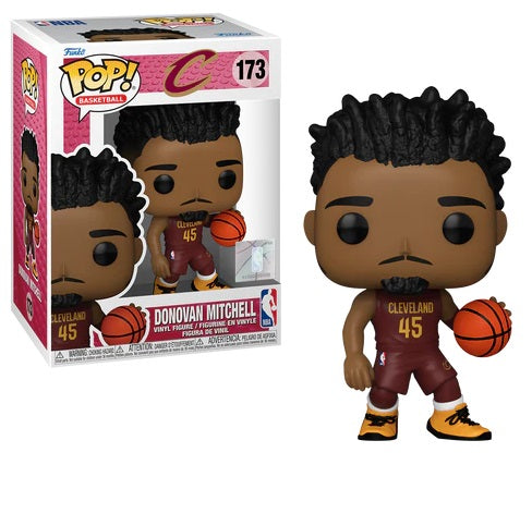 Funko Pop! NBA Cleveland Cavaliers Donovan Mitchell 173 + Free Protector
