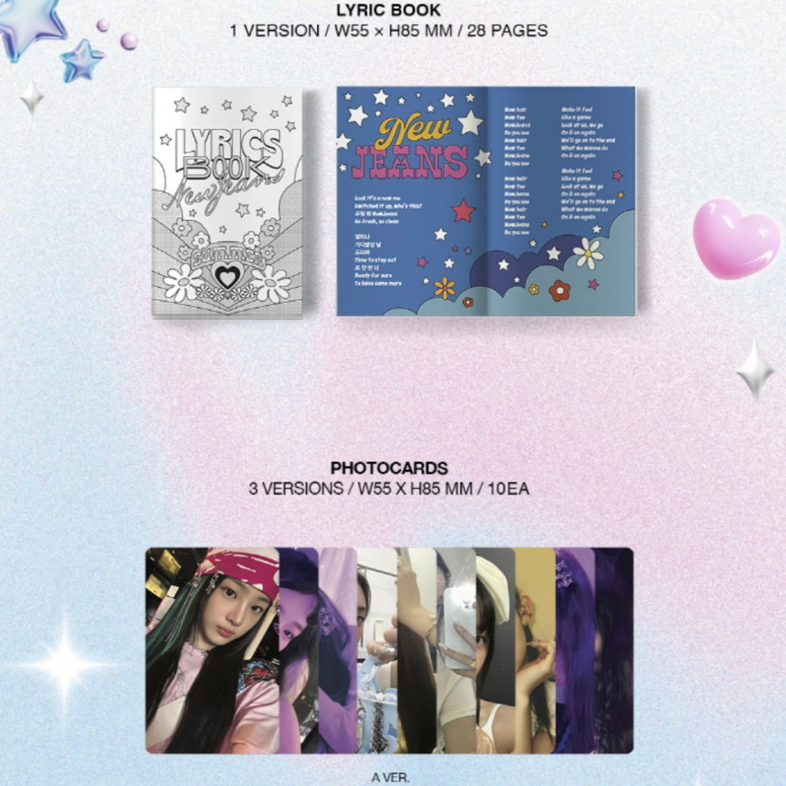 K-pop NewJeans 2nd Ep (Get Up) Blue Title Weverse Album Ver.