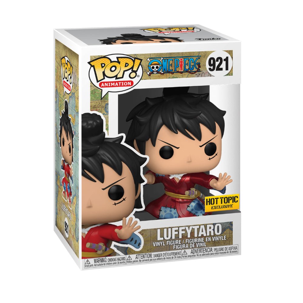 Funko Pop! One Piece : Luffytaro (Metallic) 921 Hot Topix Exclusive + Pop Protector