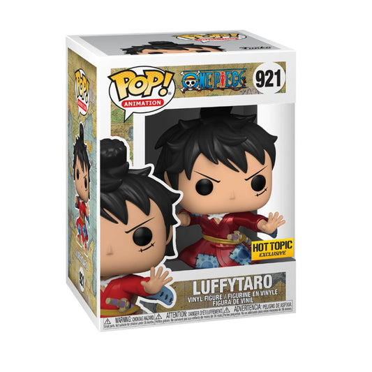 Funko Pop! One Piece : Luffytaro (Metallic) 921 Hot Topix Exclusive + Pop Protector