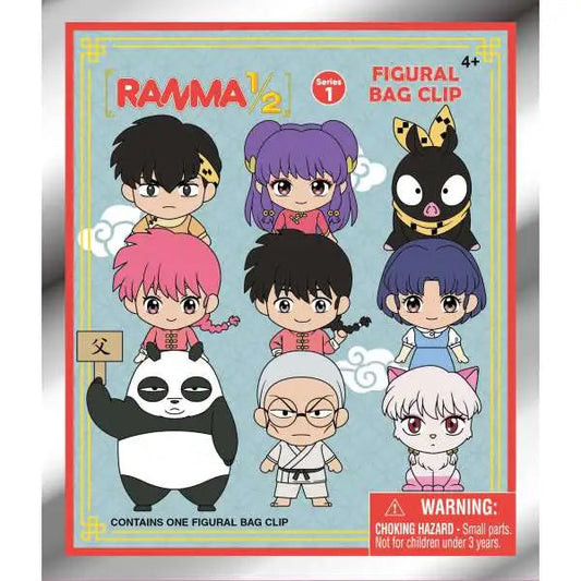 Ranma 1/2 Series 1 Mystery 3D Foam Figural Bag Clip (One Variation Chosen at Random)