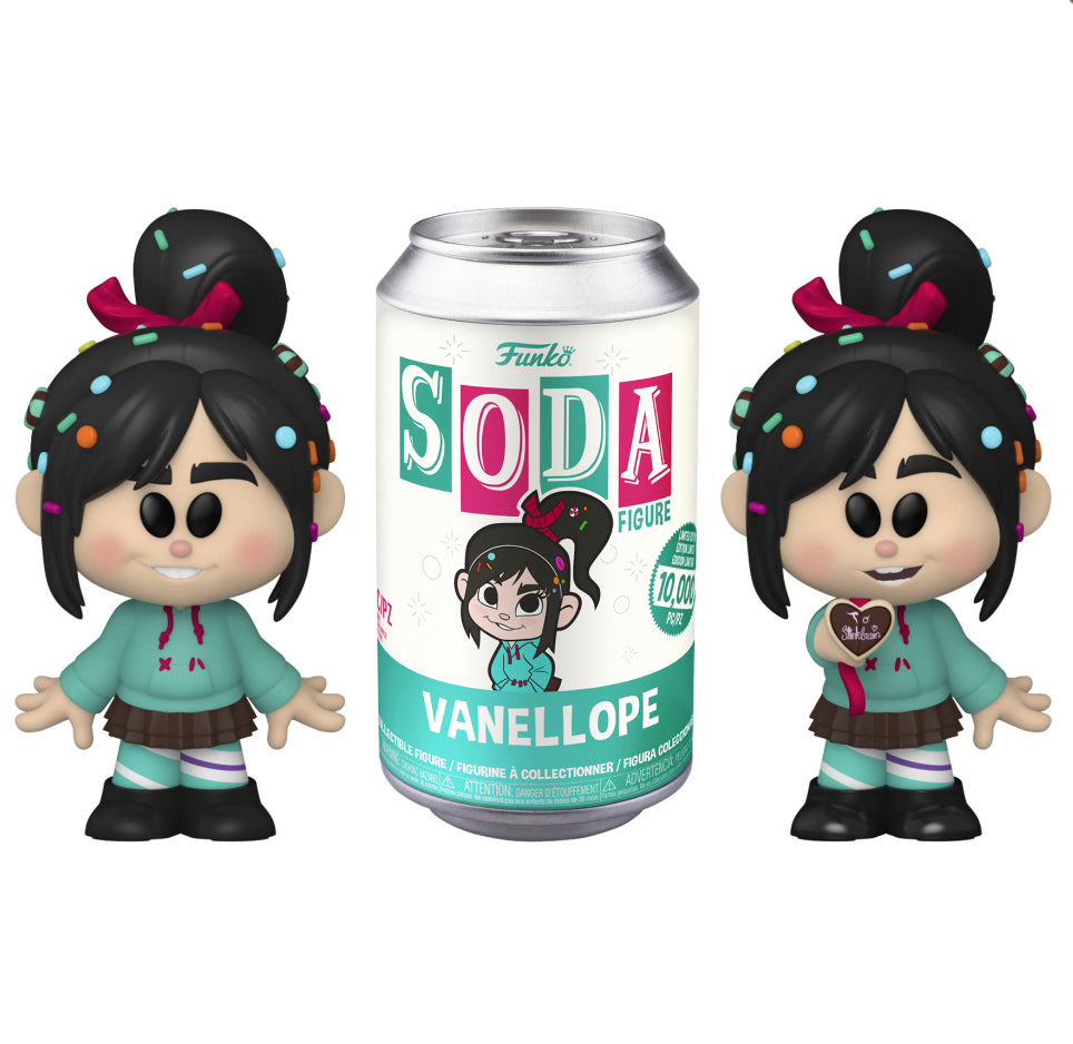 Disney Wreck it Ralph Vanellope Sealed Limited Edition Funko Soda Pop Figure - Chance of CHASE!