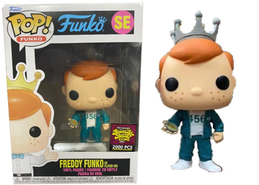 Funko Pop! Netflix Squid Game Funko SE Freddy Funko as Player 456 Limited Edition + Free Protector