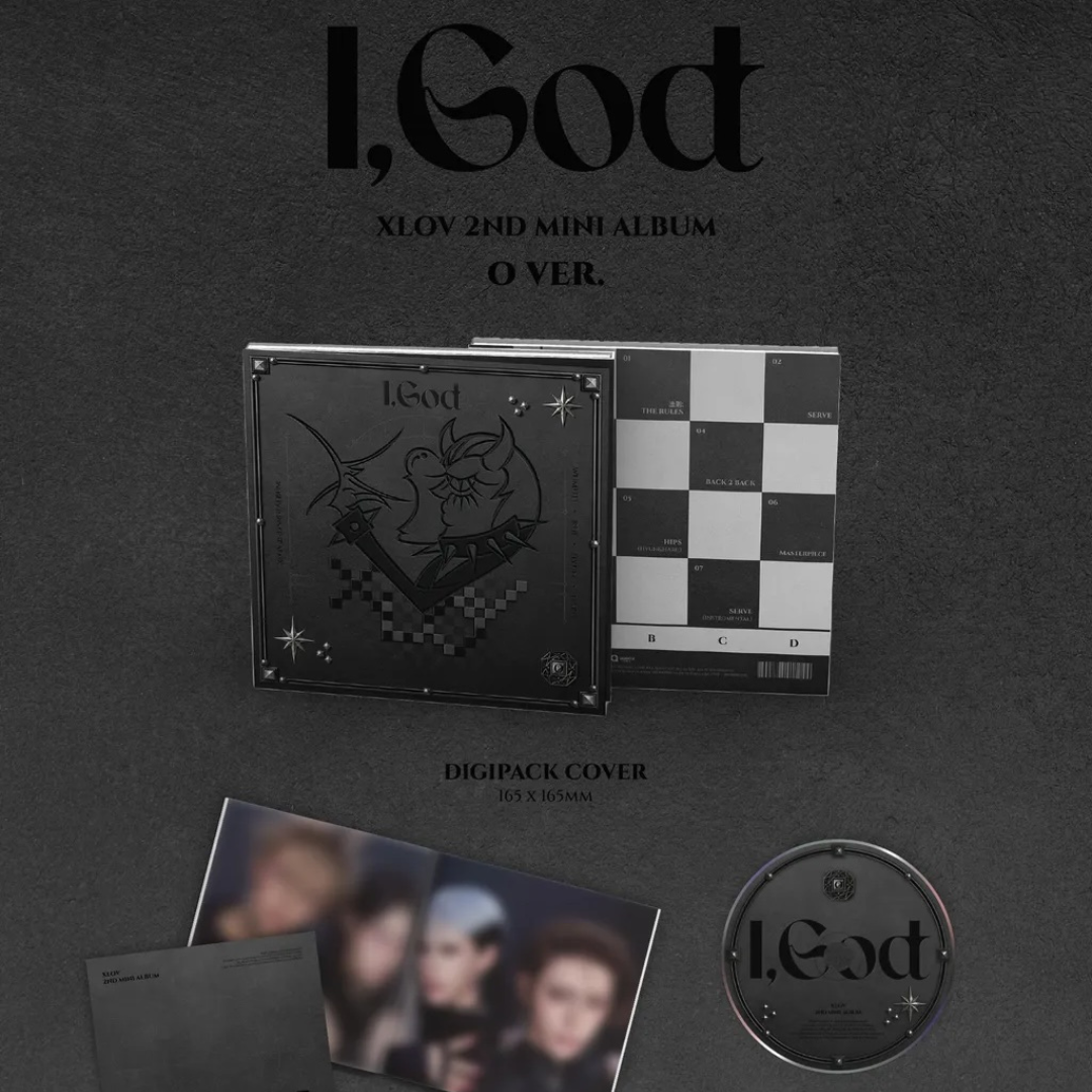 (PRE-ORDER) K-POP XLOV - 2ND MINI ALBUM [I,GOD] (4 VERSIONS) RANDOM