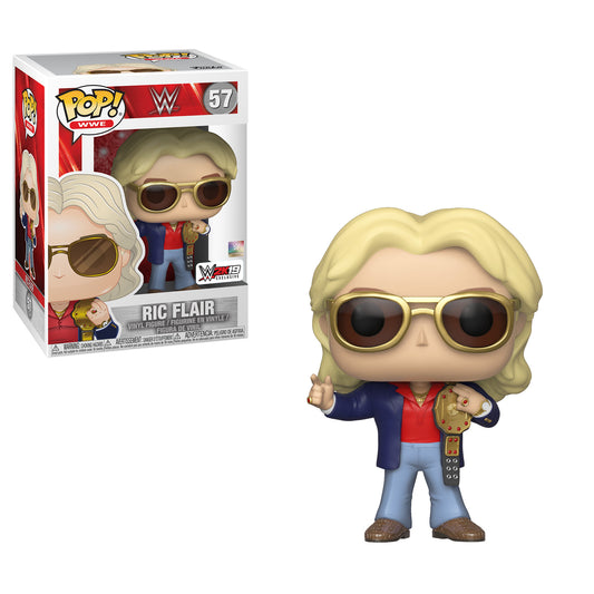 Funko Pop! WWE Ric Flair 57 2K19 Exclusive + Pop Protector