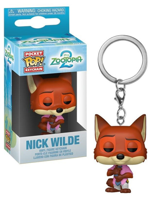 Disney Zootopia 2 - Nick Wilde Pocket Pop Vinyl Figure Keychain