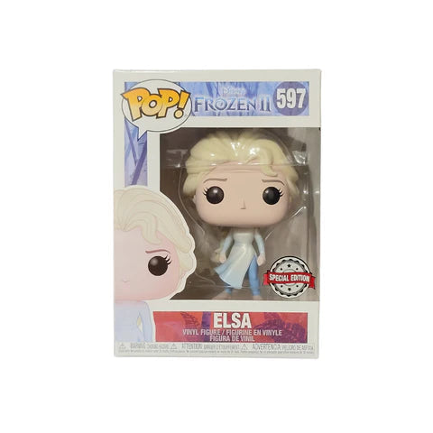 Funko Pop! Disney Frozen II Elsa 597 Special Edition + Pop Protector