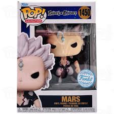 Funko Pop! Black Clover - Mars 1450 Funko Special Edition Figure + Pop Protector