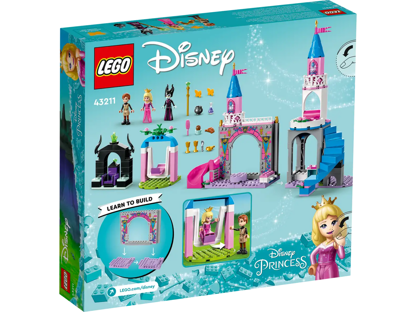 Disney Princess Aurora’s Castle 43211 Official LEGO Set