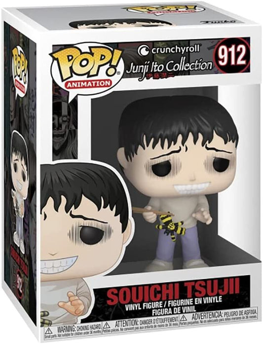 Funko Pop! Junji Ito Collection : Souichi Tsujii 912 Figure + Pop Protector
