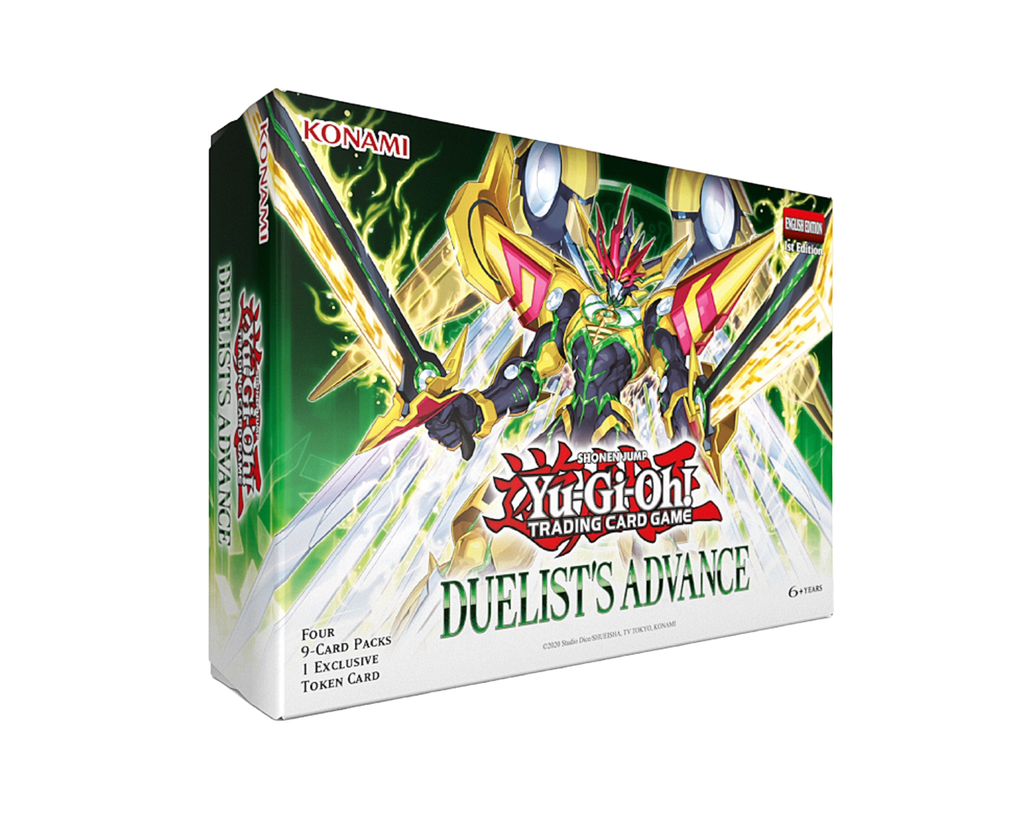 Shonen Jump Yu-Gi-Oh! Trading Card Game - Duelists’s Advance Token Box Incudes Four 9-Card Packs and 1 Exclusive Token Card