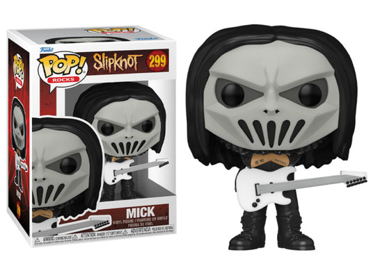 Funko Pop! Rocks: Wave 2 Slipknot Mick with Guitar 299 Figure + Free Protector