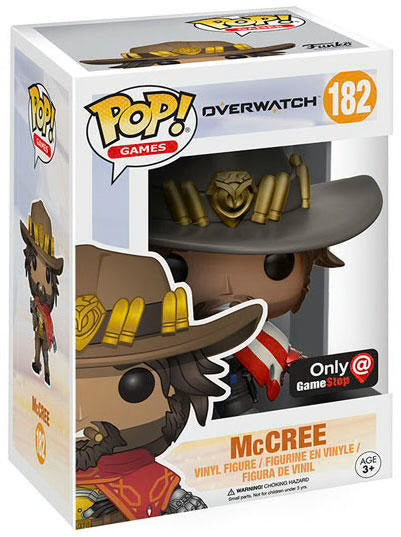 Funko POP! Games: Overwatch #182 - McCree GameStop Exclusive + Protector