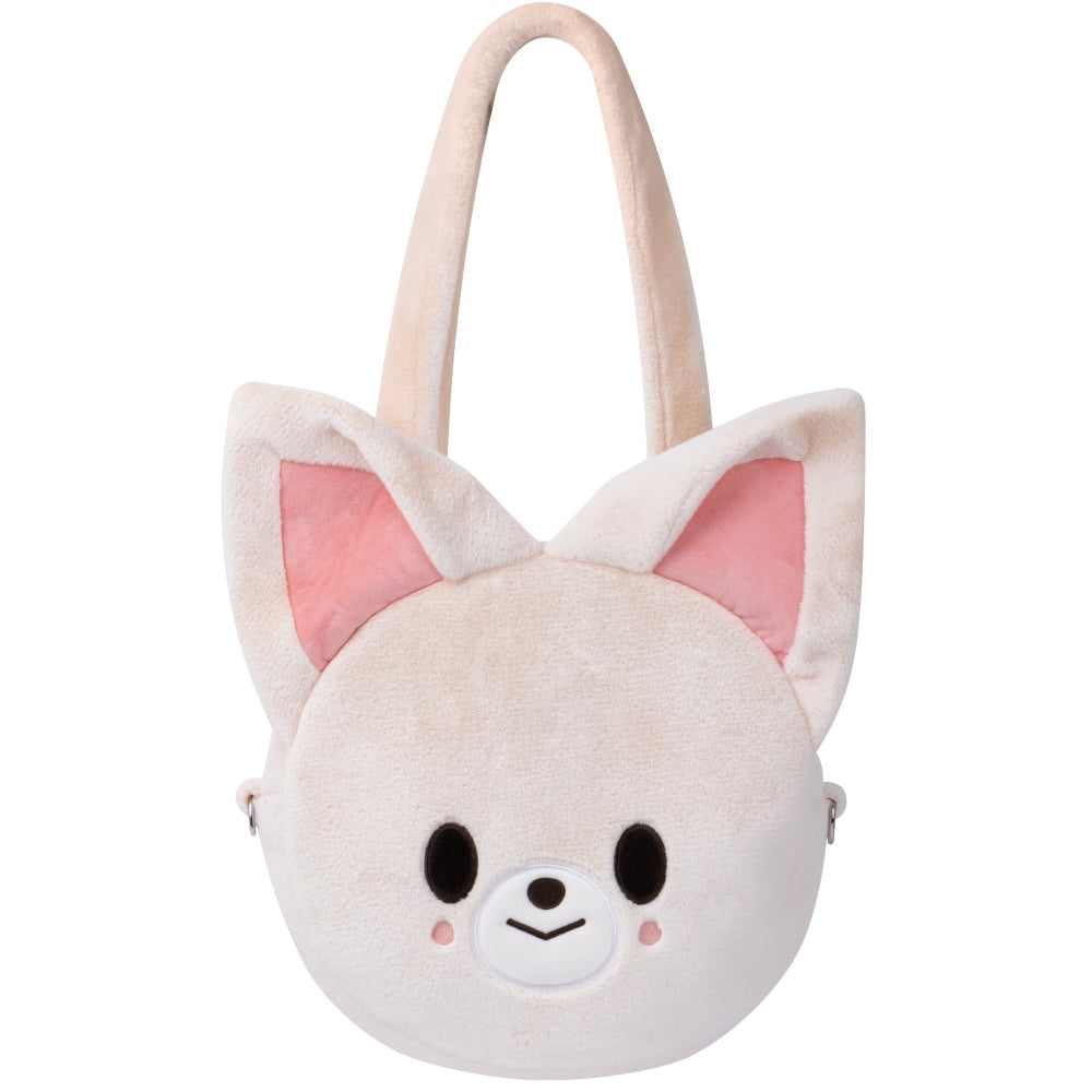 (PRE-ORDER) K-POP STRAY KIDS - SKZOO FACE SHOULDER BAG - SKZOO EVERYWHERE ALL AROUND THE WORLD (8 VERSIONS)