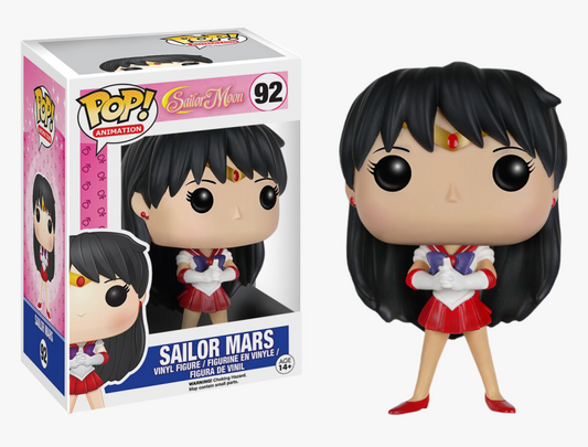 Funko Pop! Sailor Moon - Sailor Mars 92 + Free Protector (VAULTED)
