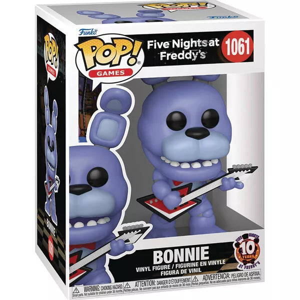 Funko Pop! 10 Years of Five Nights at Freddy’s (FNAF) - Bonnie 1061 Figure + Pop Protector
