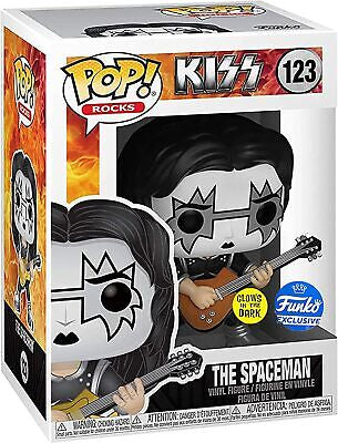 Funko Pop! Kiss - The Spaceman 123 Glows in the Dark Funko Exclusive + Free Protector