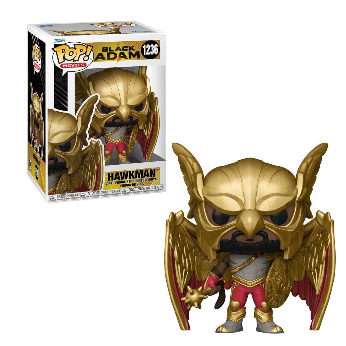 SALE!!! Funko Pop! DC Black Adam - Hawkman 1236 + Pop Protector