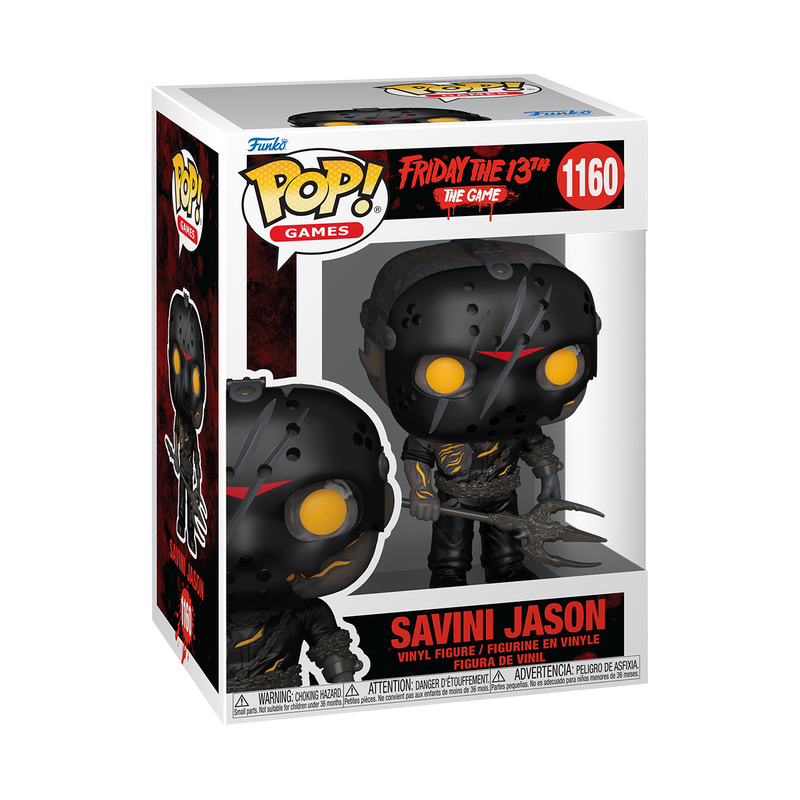 Funko Pop! Friday The 13th The Game - Savini Jason 1160 Figure + Pop Protector