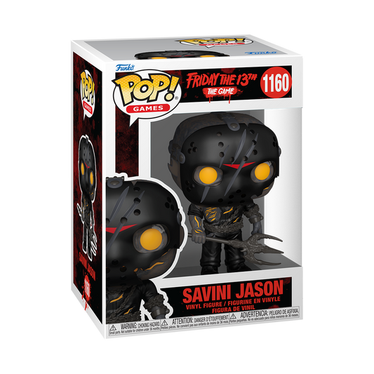 Funko Pop! Friday The 13th The Game - Savini Jason 1160 Figure + Pop Protector