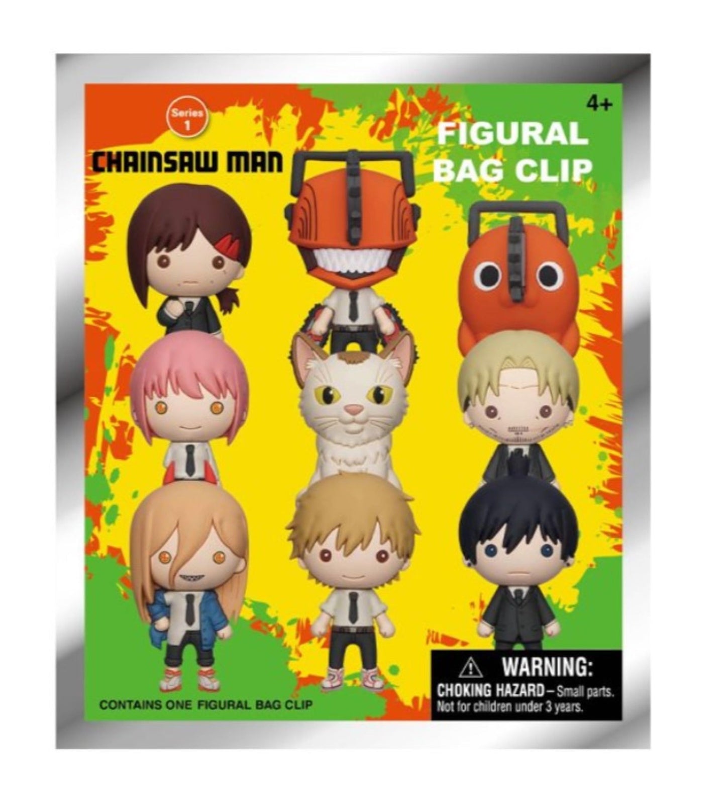 Chainsaw Man Series 1 Mystery 3D Foam Figural Bag Clip (One Variation Chosen at Random)