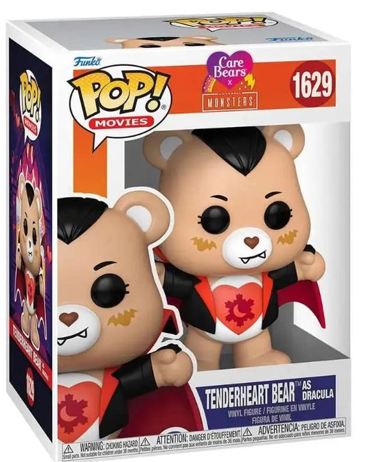 Funko Pop! Care Bears X Universal Monsters - Tenderheart Bear as Dracula 1629 + Free Protector