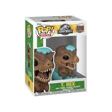 Funko Pop! Jurassic World - T. Rex 1898 Figure + Pop Protector