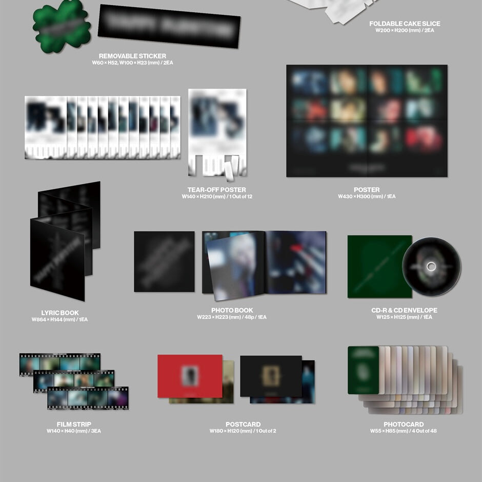K-POP SEVENTEEN - 5TH ALBUM [HAPPY BURSTDAY] (NEW ESCAPE VERSION)