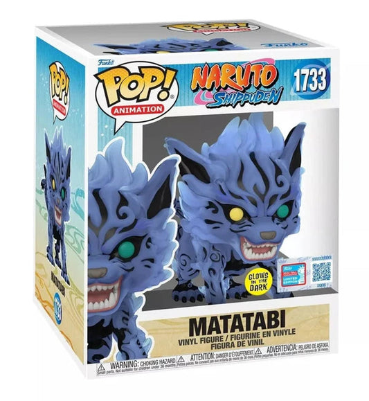 Funko Pop! Naruto Shippuden - Matatabi 1733 Glows in the Dark Funko 2024 Fall Convention Exclusive 6-Inch Figure