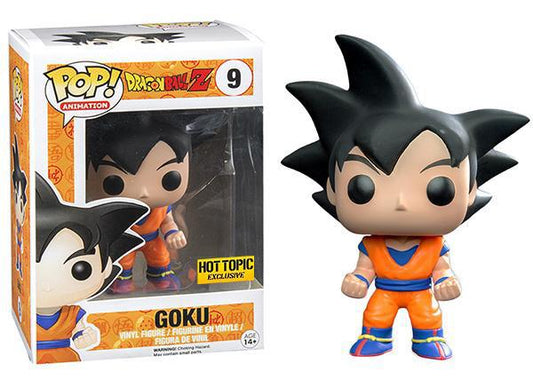 Funko Pop! Dragon Ball Z Goku 9 Hot Topic Exclusive (VAULTED) + Pop Protector