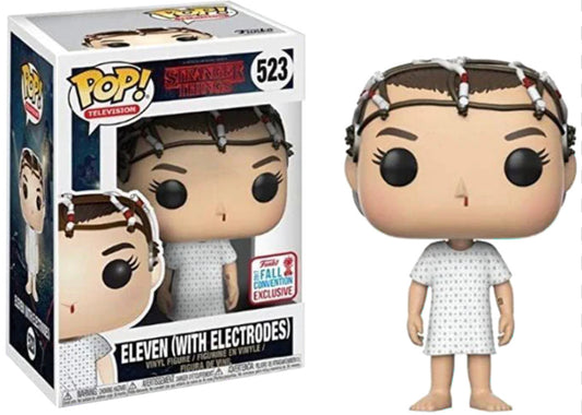 Funko Pop! Netflix Stranger Things Eleven (with Electrodes) 523 Funko 2017 Fall Convention Exclusive + Free Protector