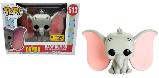 Funko Pop! Disney Dumbo : Baby Dumbo 513 Hot Topic Exclusive + Pop Protector