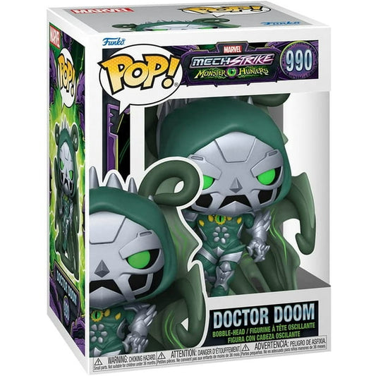 Funko Pop! Marvel Mech Strike Monster Hunters - Doctor Doom 990 + Free Protector