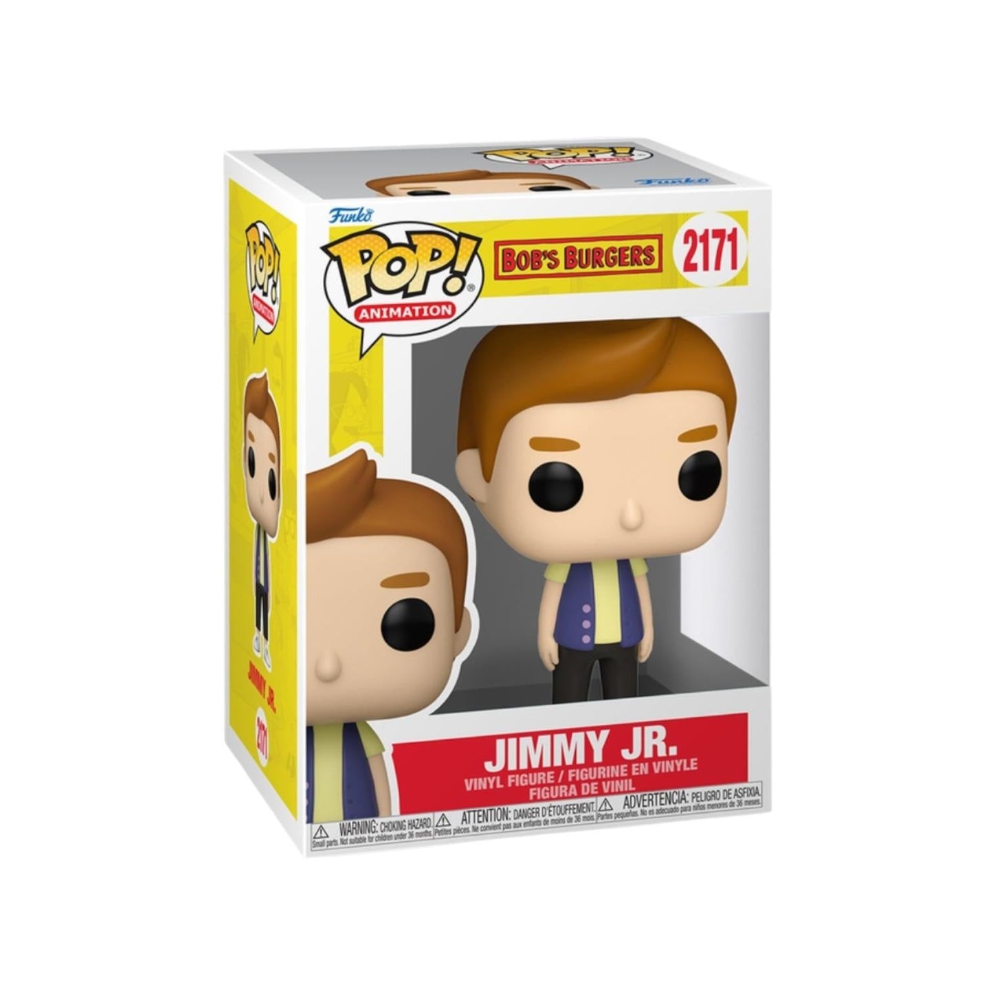 Funko Pop! Bob’s Burgers - Jimmy Jr. 2171 Figure + Pop Protector