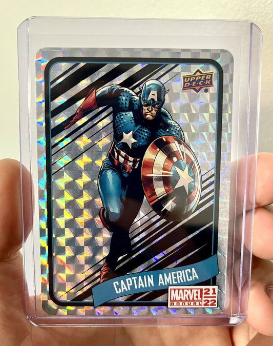 CAPTAIN AMERICA Backscatters SP 2021 22 Marvel Annual Upper Deck B1