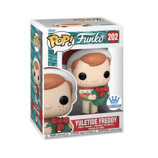 Funko POP! Funko! - Yuletide Freddy #202 Funko Shop Exclusive + PROTECTOR!