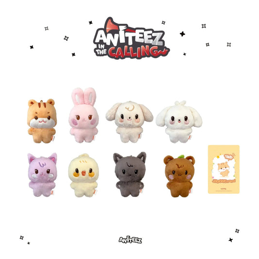 K-POP ATEEZ - ANITEEZ IN THE CALLING - TINY ANITEEZ PLUSH DOLL (8 VERSIONS)