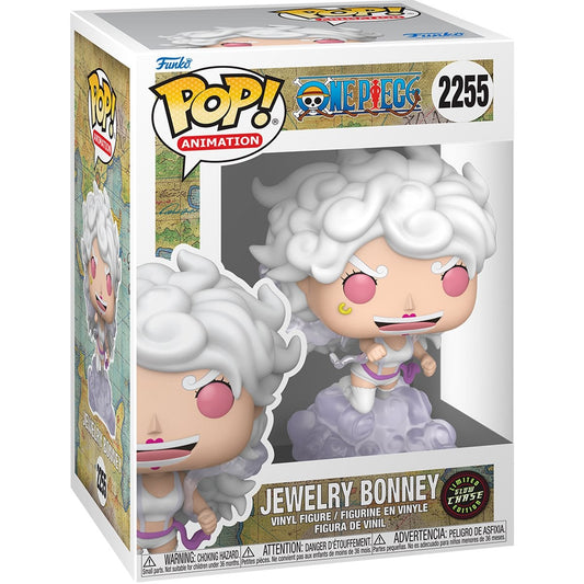 Funko Pop! One Piece - Jewelry Bonney 2255 GLOW CHASE Figure + Pop Protector