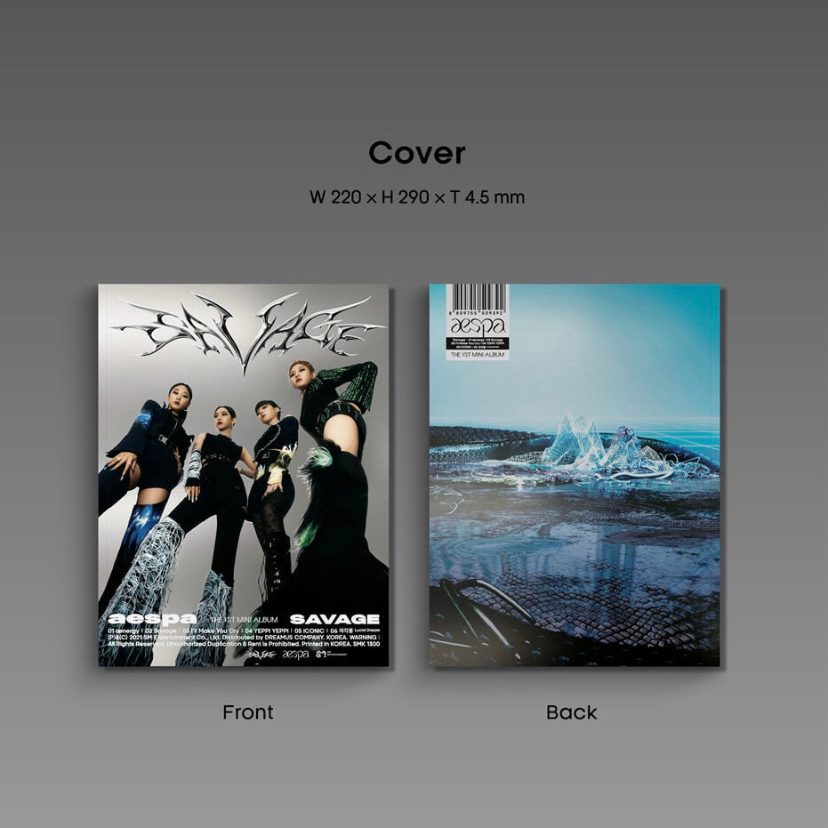 K-POP AESPA - SAVAGE (1ST MINI ALBUM) HALLUCINATION QUEST VER.