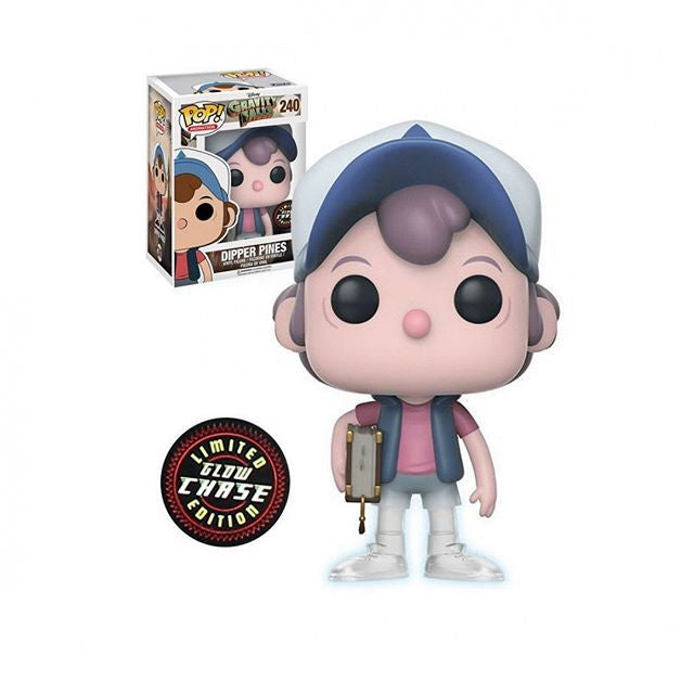 Funko Pop! Disney Gravity Falls Dipper Pines 240 GLOW CHASE + Free Protector