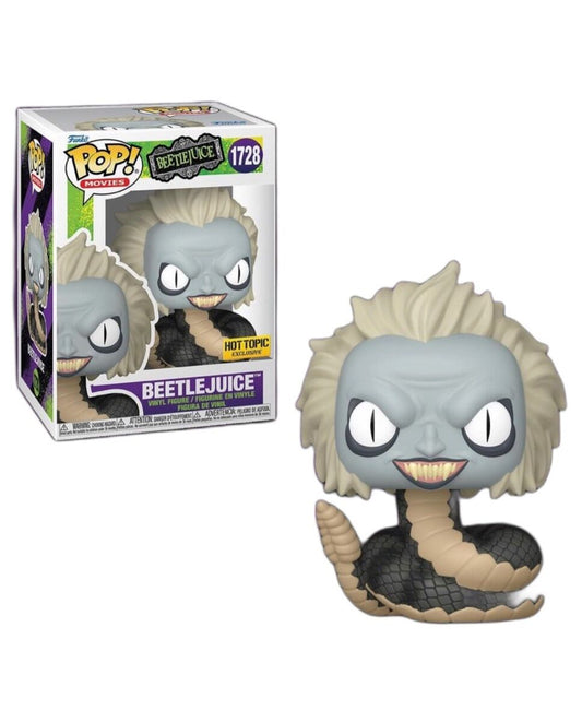 Funko Pop! Beetlejuice 1728 Hot Topic Exclusive + Pop Protector