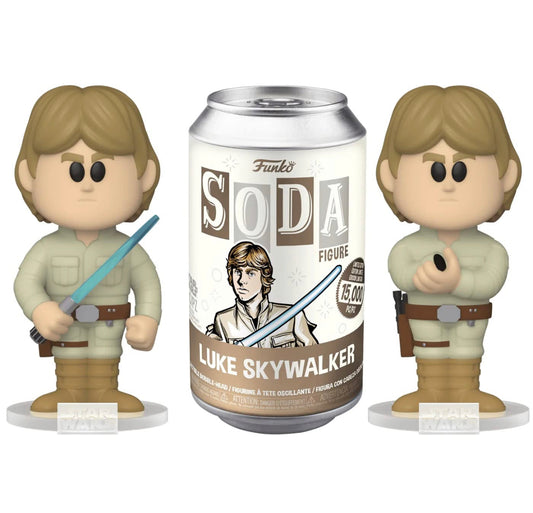 Star Wars Luke Skywalker Sealed Limited Edition Funko Soda Pop Figure - Chance of CHASE!