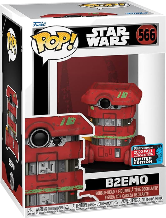 Funko Pop! Star Wars B2EMO 566 Funko 2022 Fall Convention Exclusive + Free Protector